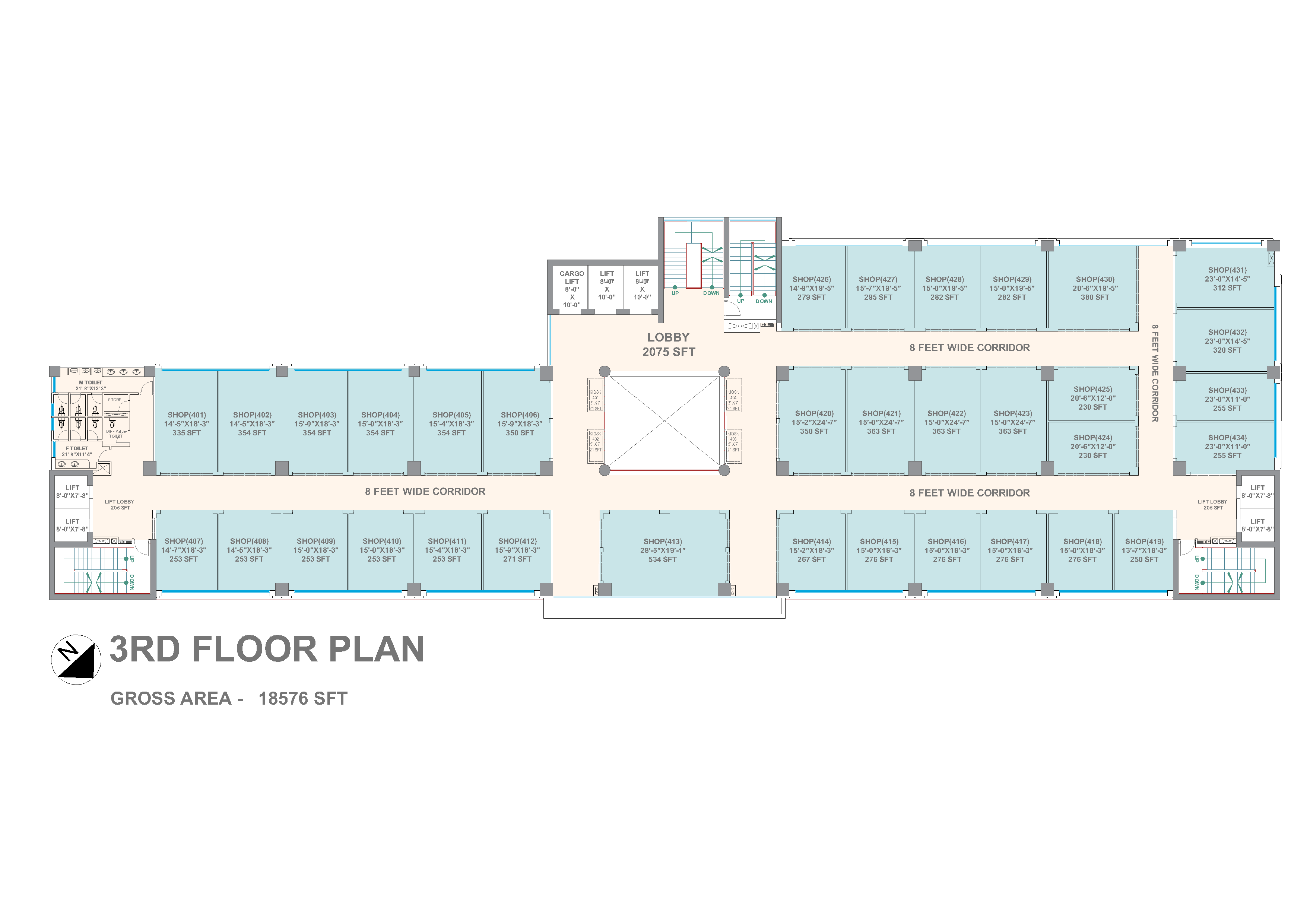 DOHS Plaza 3rd Floor Plan