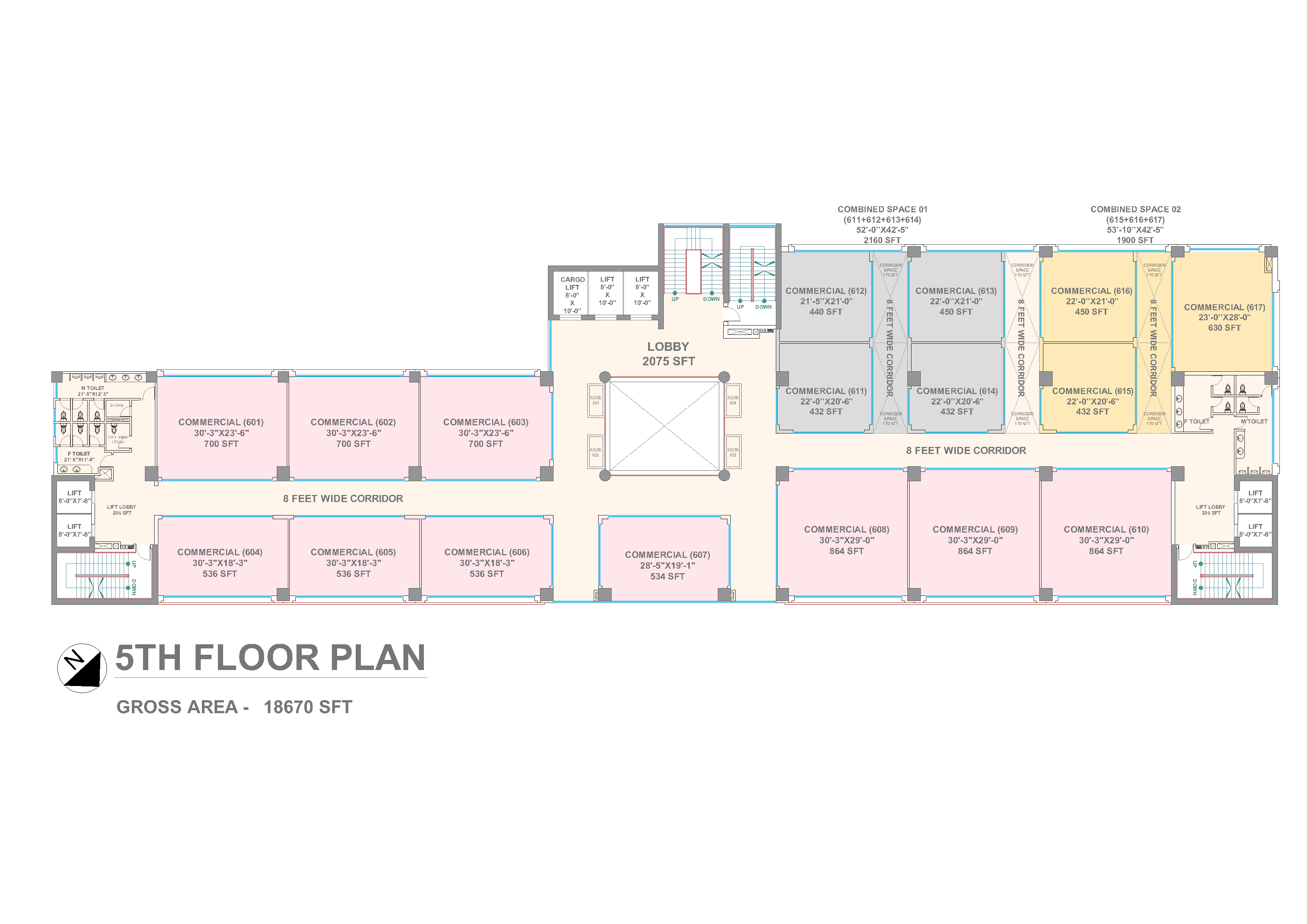 DOHS Plaza 5th Floor Plan