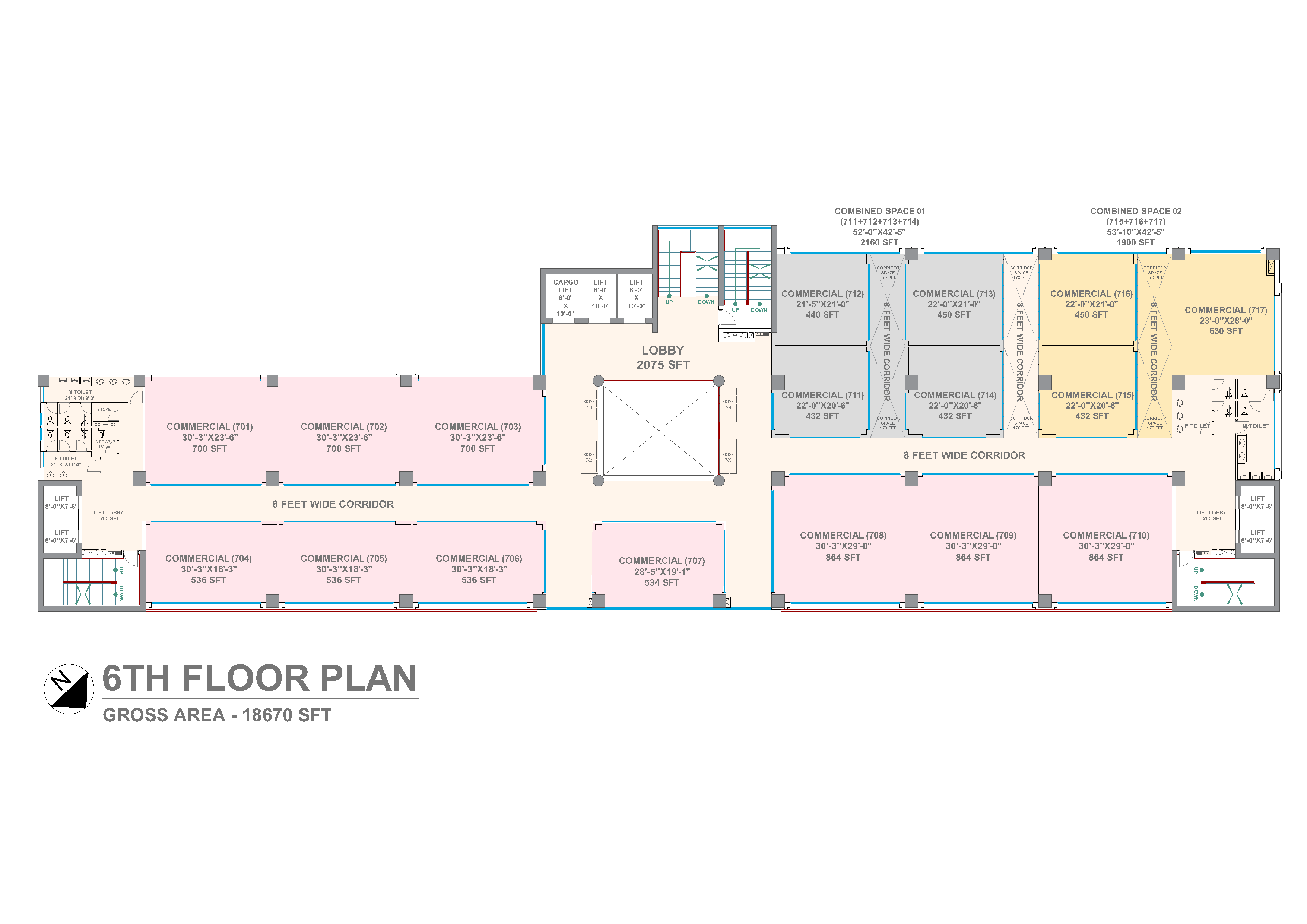 DOHS Plaza 6th Floor Plan