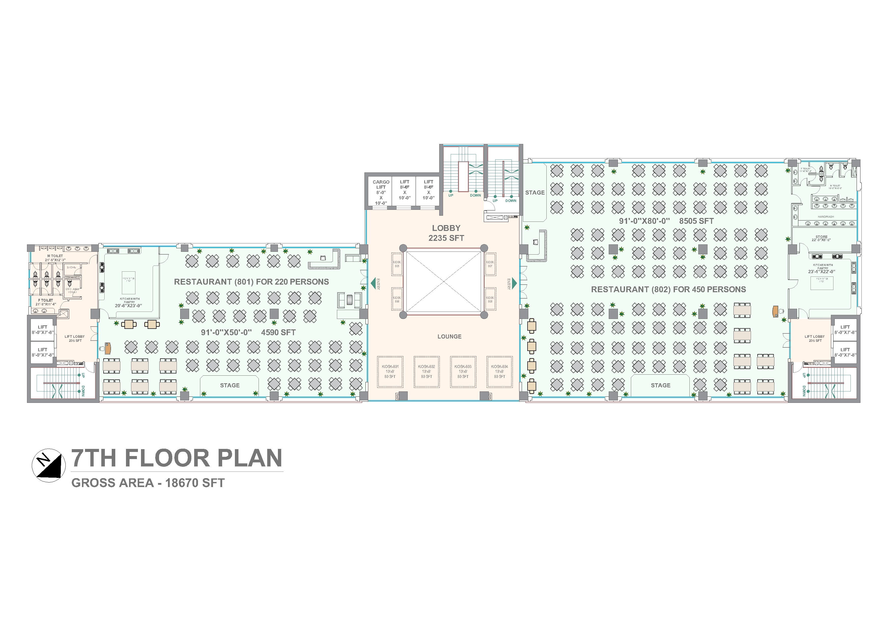 DOHS Plaza 7th Floor Plan