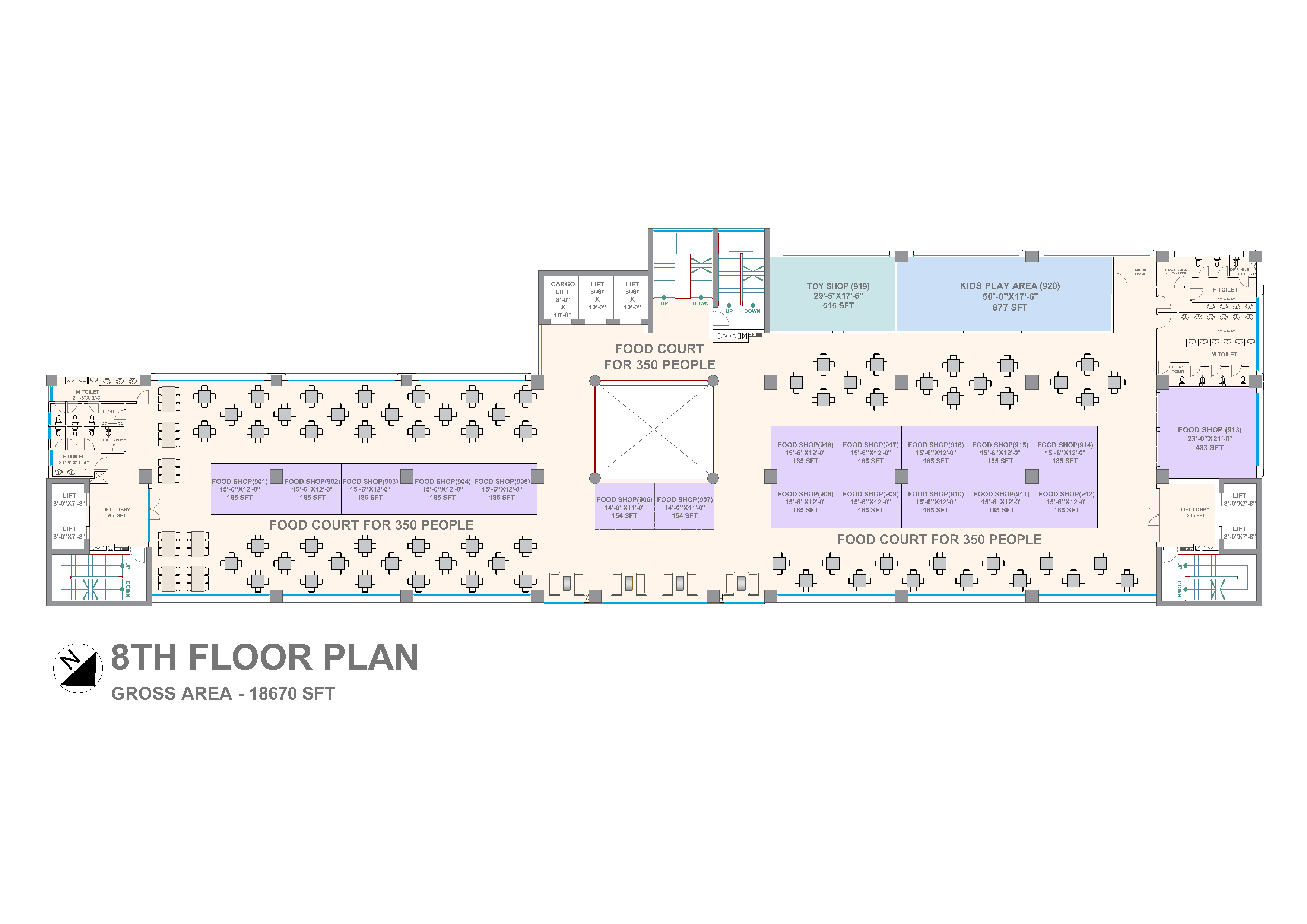 DOHS Plaza 8th Floor Plan