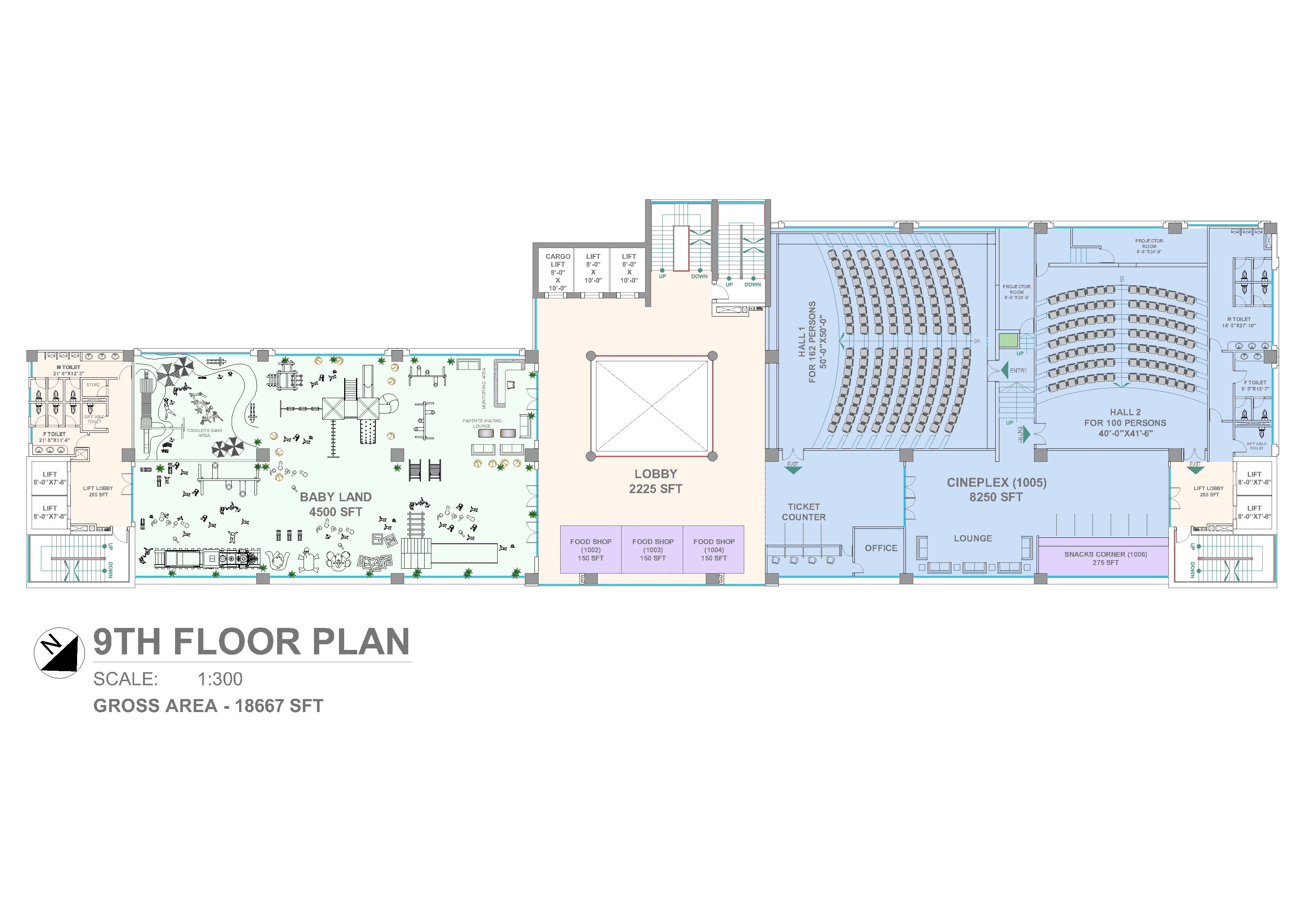 DOHS Plaza 9th Floor Plan