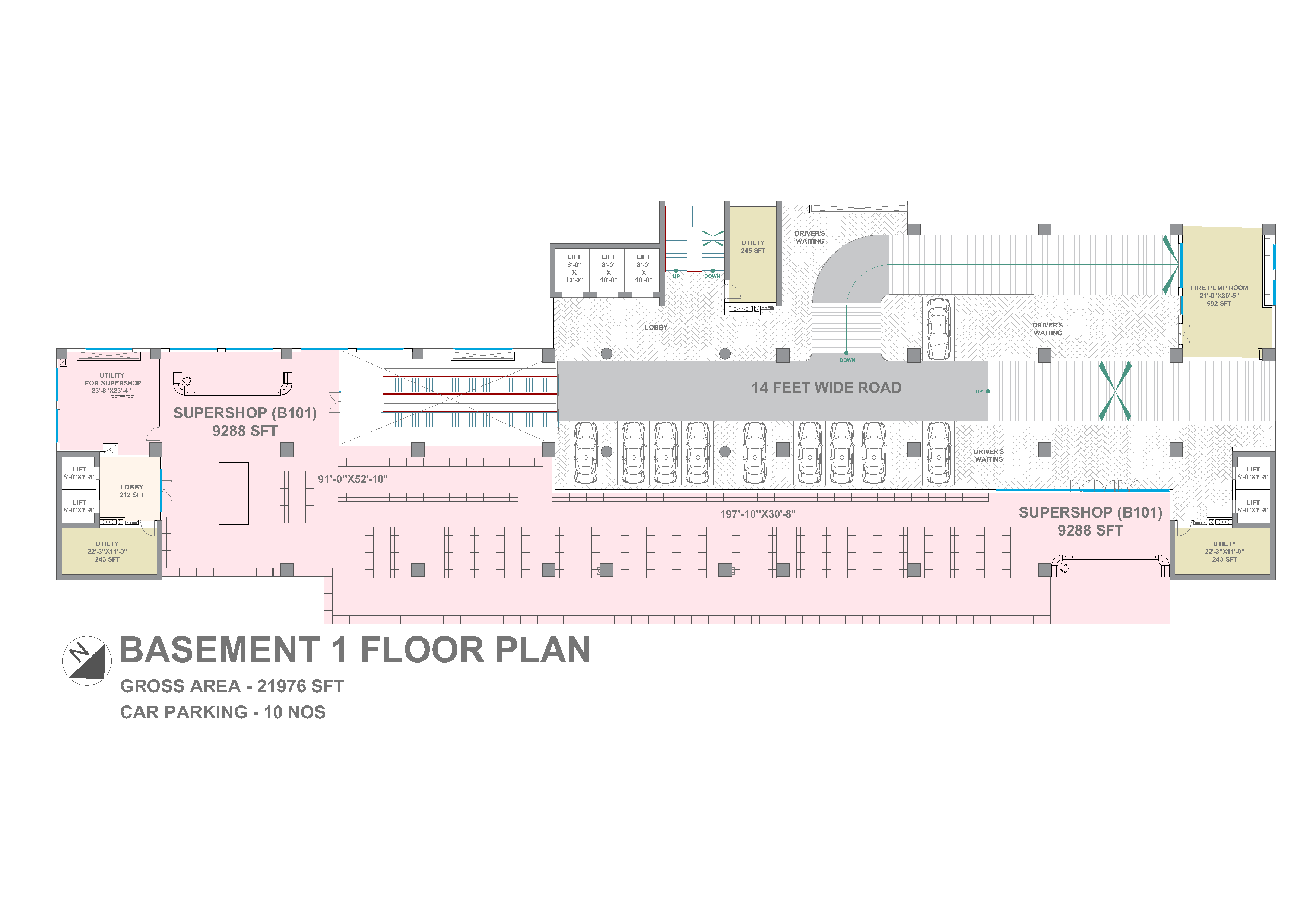 DOHS Plaza Basement Floor Plan