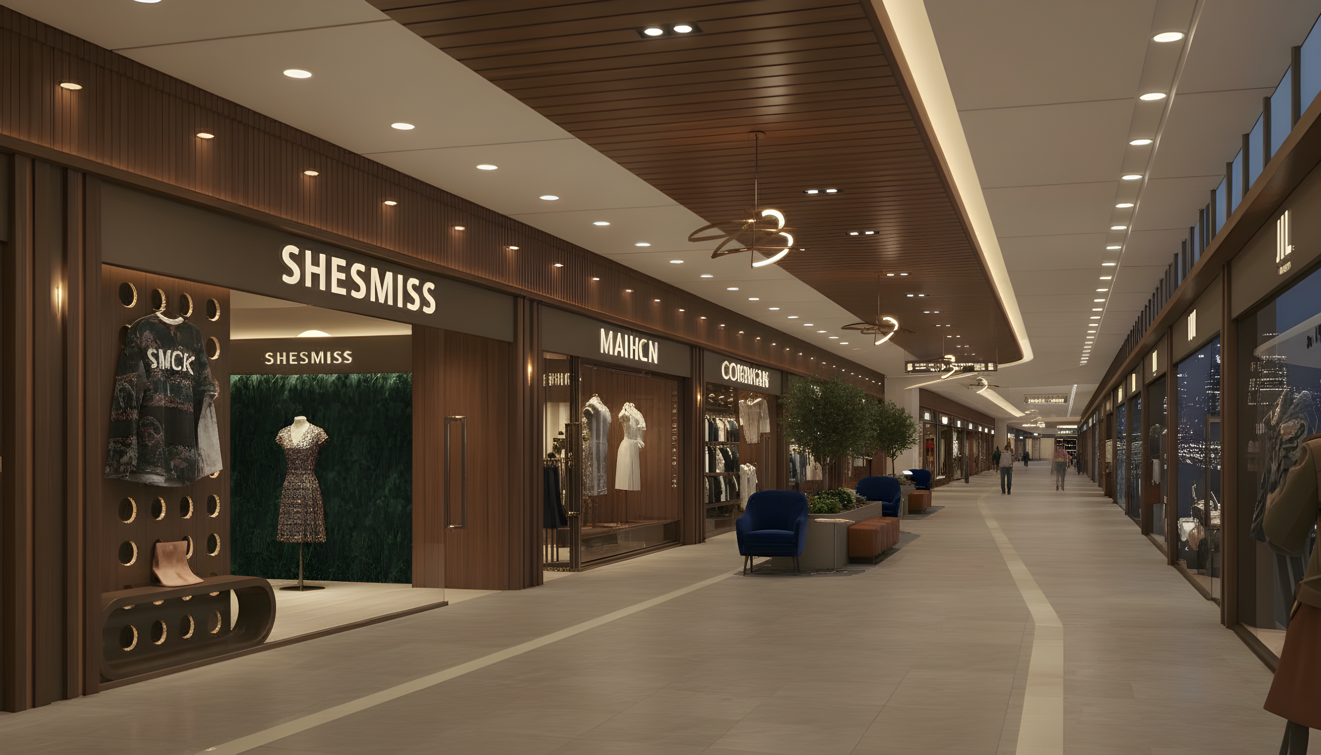 DOHS Plaza Shopping Mall Interior
