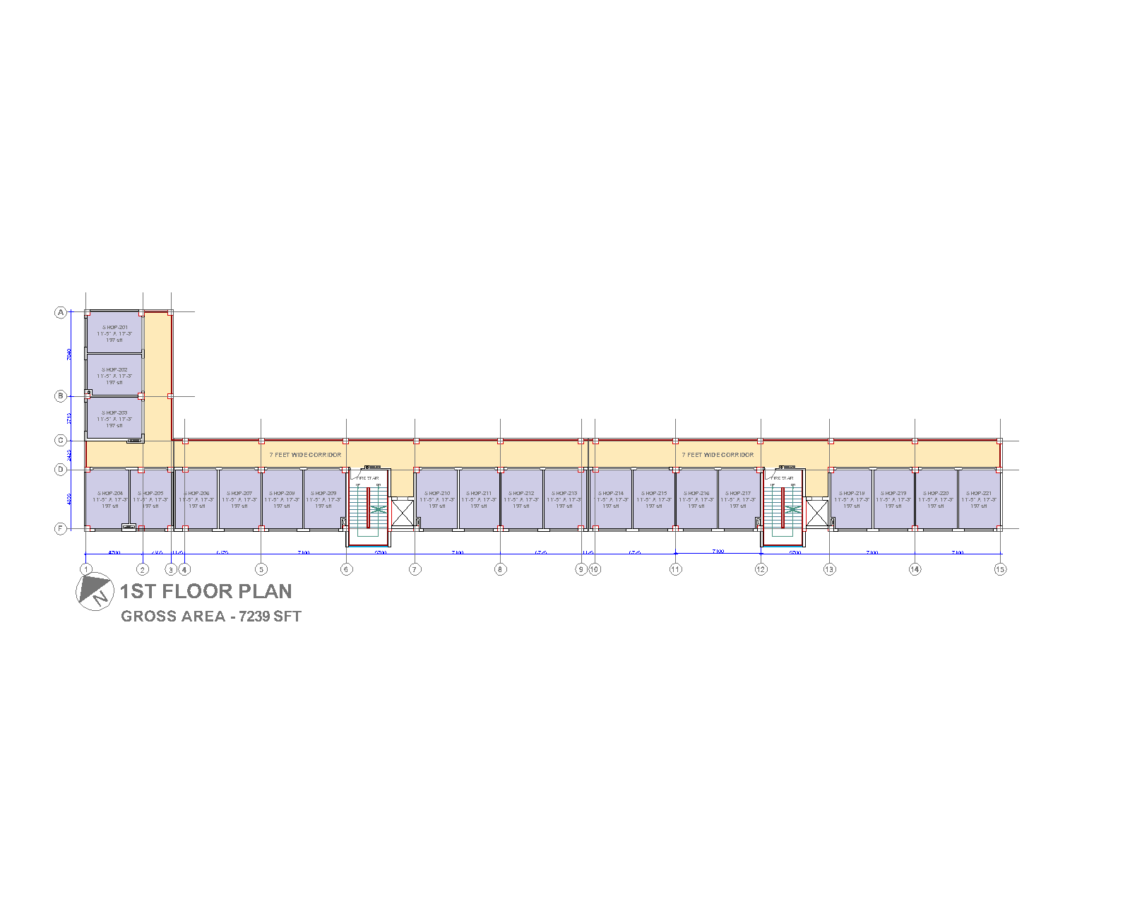 Super Market 1st Floor Plan