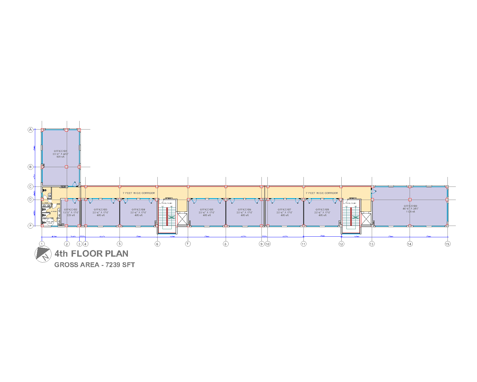 Super Market 4th Floor Plan
