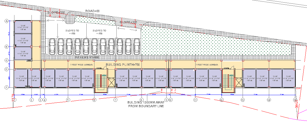 Super Market Ground Floor Plan